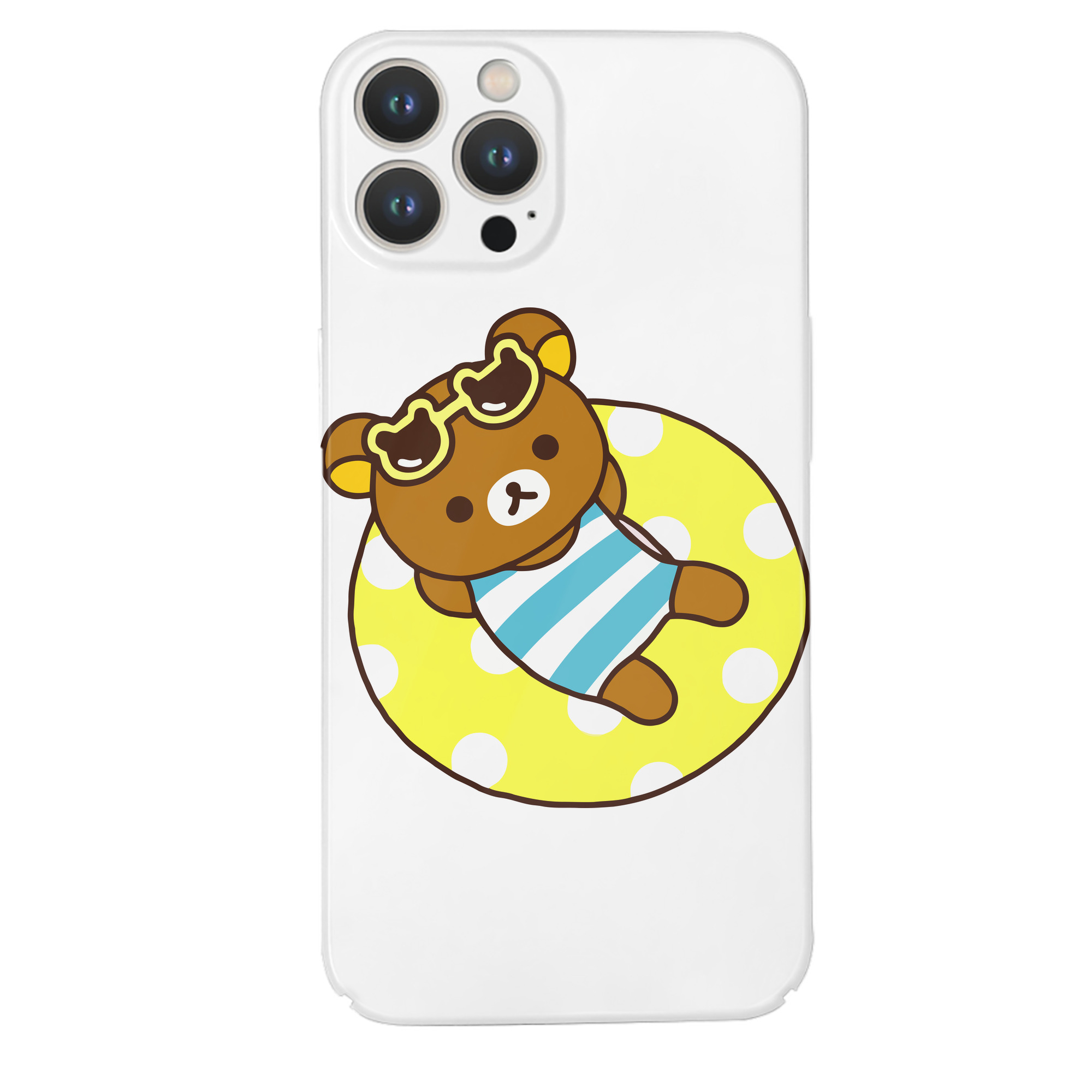 （画像用） リラックマ リラックマ キイロイトリ Rilakkuma Korilakkuma Kiiroitori 【iPhone 14シリーズ対応】ハードケース